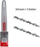 Oregon Schneidegarnitur Set 1 Schwert 35 cm 2 Ketten 1,3 mm 3/8 " f&uuml;r Stihl 50E