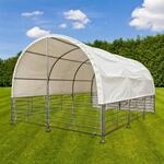 Dema Weidezelt Unterstand Mobil 4x6 m Pferde Schafe Stall Weideunterstand...