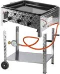 Dema Gastro Edelstahl Gas-Br&auml;ter mit Untergestell 3flammig Gastrobr&auml;ter...