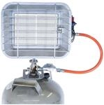 Guede G&uuml;de Gasheizer Eco4,4kW Heizstrahler Gasger&auml;t Piezo Z&uuml;ndung Schlauch