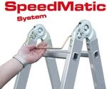 Krause Multi-Matic Gelenkleiter Mehrzweckleiter 4x4 Sprossen Universalleiter 120694