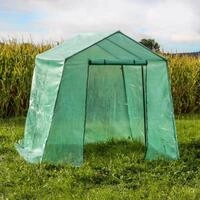 Dema Folienzelt Gew&auml;chszelt 5qm 2 x 2,5 x 2,15 m Folien Gew&auml;chshaus Treibhauszelt