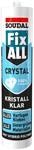 Soudal Fix All Crystal kristallklar 290ml Dichtstoff Kleber Klebstoff Universal