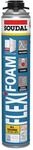 Soudal Flexifoam PU-Pistolenschaum 750 ml Montageschaum D&auml;mm- & F&uuml;llschaum 123392