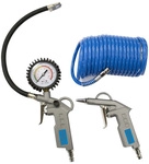 Guede G&uuml;de Druckluft Kompressor Set 3tlg Reifenf&uuml;ller Ausblaspistole