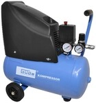 Guede G&uuml;de Kompressor Kolbenkompressor 24l 8 bar Druckluftkompressor &ouml;lfrei 230V