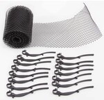 Dema Dachrinnen-Schutz 6m x 160mm Schutz f&uuml;r Dachrinne Schutz-Gitter