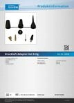 Guede G&uuml;de Druckluftadapter Set 8-tlg Druckluft Adapter-Set f&uuml;r Reifenf&uuml;ller