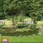 bellissa Teichschutzzaun Kleintiergehege gr&uuml;n 116 x 80 cm Zaun Teich Schutz 92853