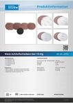 Guede G&uuml;de Klett-Schleifscheiben-Set 13-tlg. K60 K80 K120 K240 Schleifpapier 22152