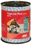 Kerbl AKO Weidezaunlitze Top Line Plus Weidezaunseil 400 m Litze Rolle Elektrozaun