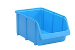 1000Angebote Sichtbox Gr.4 Blau - Stapelbare Lagerbox und Organisationsbox 015144