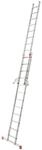 Krause Monto-Fabilo Alu Schiebeleiter Anlegeleiter 2 x 12 Tritte L 605 cm 129307