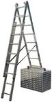 Krause Corda Aluleiter 4,5m 3x8 Multifunktionsleiter Vielzweckleiter Mehrzweck 033383