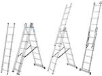 Krause CORDA Aluleiter Vielzweckleiter 4,2m Multifunktionsleiter Mehrzweckleiter