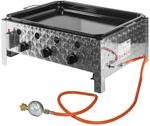 Dema Gastro Edelstahl Gas-Br&auml;ter 71x57x30cm Grill 3flammig Gastrobr&auml;ter...