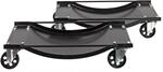 Dema Kfz / PKW Wagenheber Rangierhilfe Rollbrett im Set (2 Stk) bis 450kg pro...