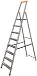 Krause Monto Alu Stufen-Stehleiter SOLIDY 1x 8 Tritte DIN EN 131 126269