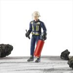 Bruder Feuerwehrmann Spielfigur mit Helm. Handschuhe und Zubeh&ouml;r 11156