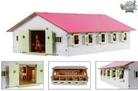 Van Manen Kids Globe Pferdestall Bauernhof Pferde Stall Schuppen rosa 1:32 9