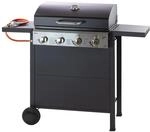 Dema Gasgrill Texas, 4 Flammen X Grill Brenner, 3 Grillroste 59x35, mit Ablagen