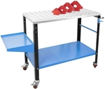 Guede G&uuml;de Mobiler Schwei&szlig;tisch 128x54x89cm Schweisswerkbank Lochtisch MST...