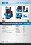 Guede G&uuml;de 94638 Schmutzwassertauchpumpe Tauchpumpe Schmutzwasserpumpe GS 4003 P