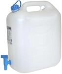 Huenersdorff H&uuml;nersdorff Wasserkanister ECO mit festmontiertem Ablasshahn 20 L mit