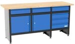 Guede G&uuml;de Werkbank GW 6/2 XL 171x60x85cm 6 Schubladen + 2 T&uuml;ren 40481
