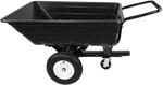 Dema PVC XXL Schubkarre 220L 2 Rad Bauschubkarre Gartenschubkarre Transportkarre