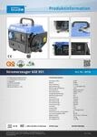 Guede G&uuml;de Stromerzeuger GSE 951 Generator Stromgenerator Notstromerzeuger 1 kW 230V