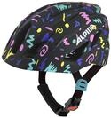 Alpina Pico Kinderfahrradhelm - black-confetti gloss - 50-55