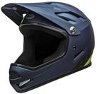 Bell Sanction Full Face Helm - matte blue/hi-viz - 48-51cm