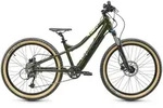 S cool e-troX Race 24-9 Kids-eBike - olive/beige - 32cm | 24 Zoll
