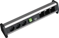Bachmann 902.019, Bachmann DESK 1 3x Custom Modul 3x Steckdose 1x Schalter (902.019)