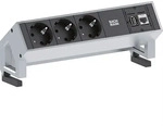 Bachmann 931.133, Bachmann Twist 1x Steckdose, 2x Custom Modul (931.133) schwarz matt