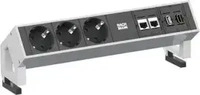 Bachmann 902.302, Bachmann DESK 2 3x Steckdose 2x CAT6 1x USB-A 1x HDMI wei&szlig;