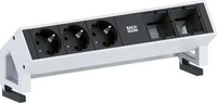 Bachmann 902.401, Bachmann DESK 2 3x Steckdose 2x Custom (902.401) Inox