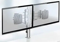 NOVUS 220+0260+000, Novus Mehrplatzset TSS Dual Tischhalterung Teleskoparm III