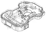 Husqvarna Untergeh&auml;use 330X 430X 450X 550 (Unteres Chassis)
