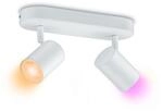 WiZ IMAGEO Spots Deckenleuchte Tunable Farbig 2x 5W - Wei&szlig;