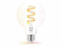 WiZ Tunable White & Color E27 G95 40W - Smarte Filament Lampe - Weiß