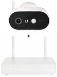 ABUS Akku Kamera Pro + Basisstation - Wei&szlig;