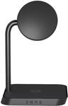 Zens Office Charger 2 - Duo-Ladestation f&uuml;r den Schreibtisch mit Qi2 - Schwarz