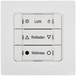 HOMEPILOT Wandtaster smart - 3 Gruppen - Wei&szlig;