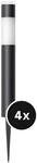 eufy Outdoor Pathway Light E10 - 4er-Set - Schwarz