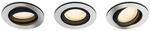 Philips Hue White Ambiance Milliskin Einbauspot 3 flg. - silber