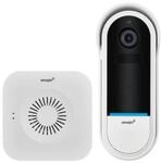 omajin Wireless Video Doorbell - WLAN Videot&uuml;rklingel mit Gong - Wei&szlig;