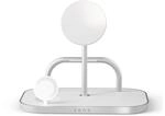 Zens 4-1 Wireless Charger - Verstellbare 4-in-1 Ladestation mit Qi2 - Wei&szlig;