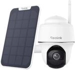 Reolink Argus Series B430 - 5MP-WLAN-Au&szlig;enkamera mit Solarpanel - Wei&szlig;